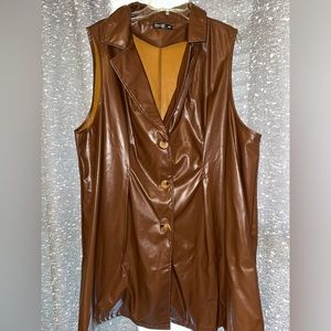 Shein brown vest